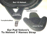 Bear Claw Large Deluxe Helmet Ear Pads for DOT Half Helmets