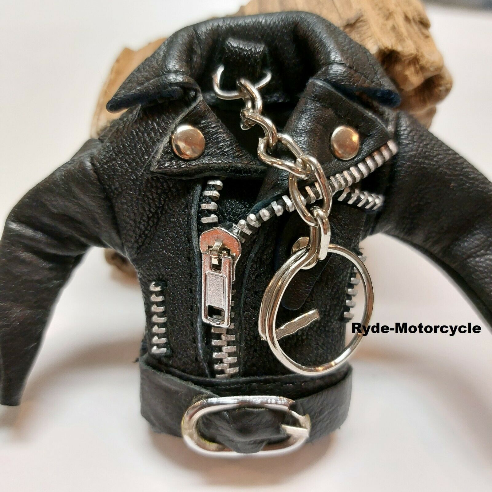 Motorcycle Leather Jacket Christmas Tree Ornament