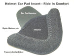 Bear Claw Large Deluxe Helmet Ear Pads for DOT Half Helmets
