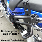 Motorcycle Dual Chrome Insert Cup Holder