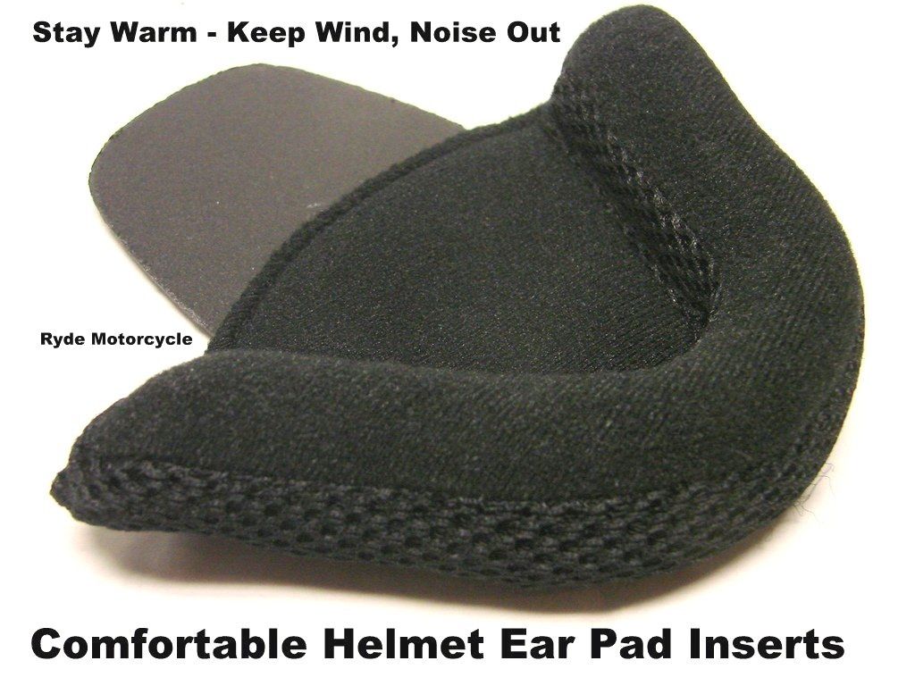 Bear Claw Helmet Large Deluxe Ear Pads for DOT Half Helmets