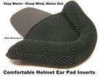 Bear Claw Large Deluxe Helmet Ear Pads for DOT Half Helmets