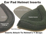 Bear Claw Large Deluxe Helmet Ear Pads for DOT Half Helmets