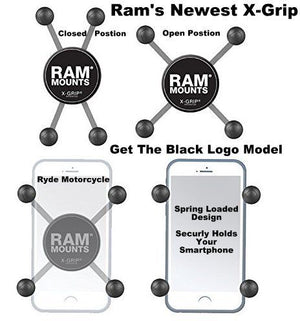 RAM X-Grip Tough-Claw Handlebar Mount - Holds SMALLER Phones RAM-HOL-UN7-400U