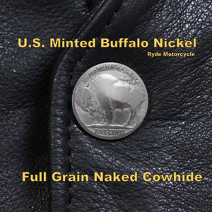 Made in U.S.A. Buffalo Nickel Vest with Side Lace